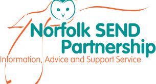 SEND Partnership logo turquoise red