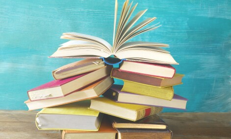 book stack small