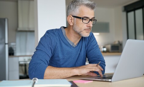 man at laptop